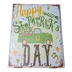 St Patrick's Day - Tin Sign - Brand New - Home Decor Work Office 12x16